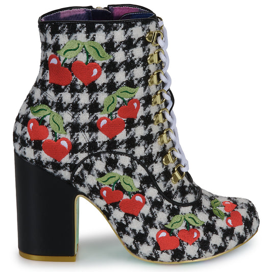 Stivaletti Donna Irregular Choice  FRUITY PICNIC  Nero