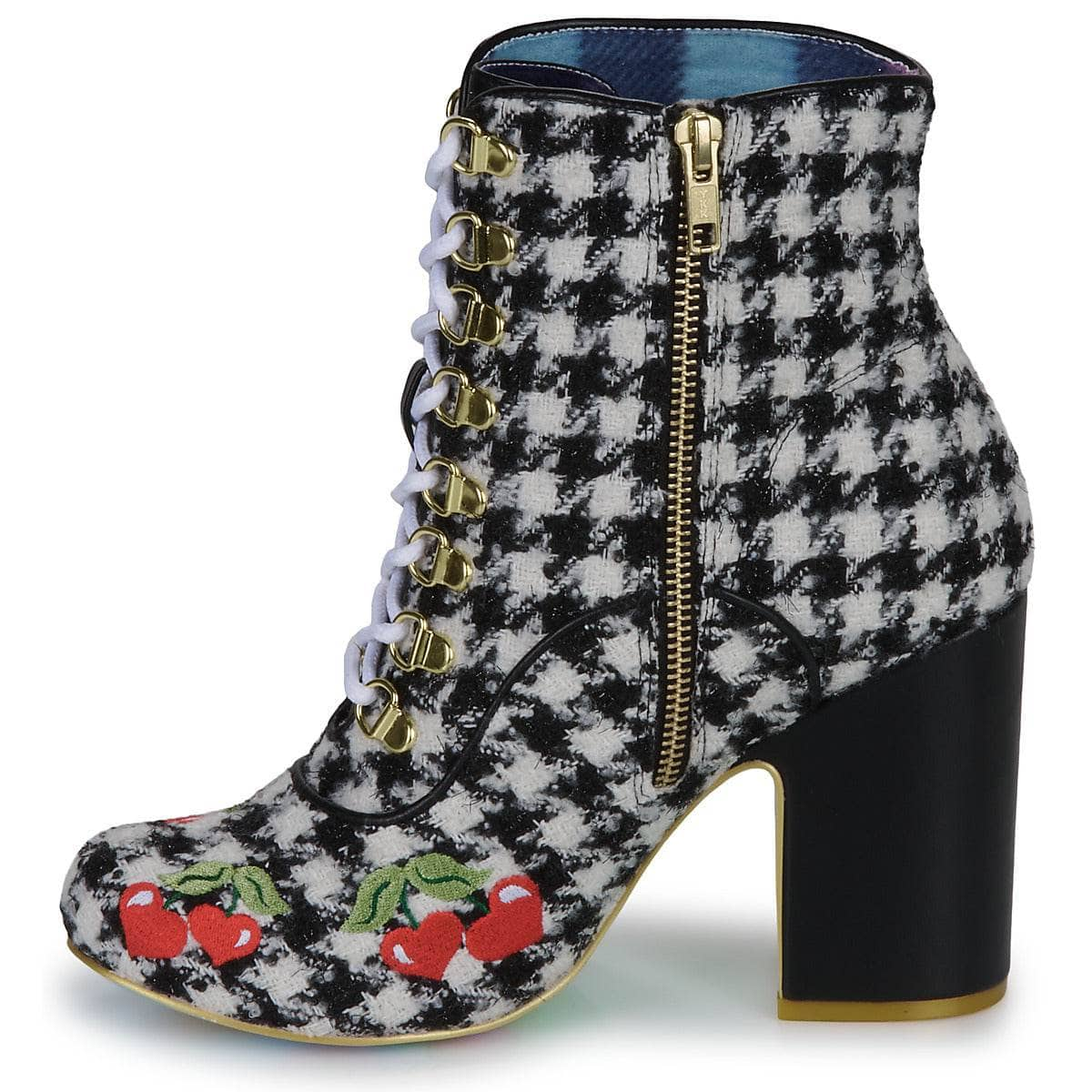 Stivaletti Donna Irregular Choice  FRUITY PICNIC  Nero