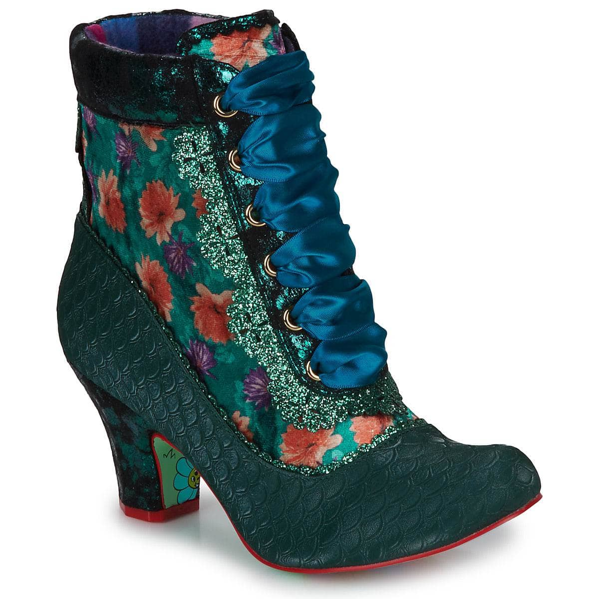 Stivaletti Donna Irregular Choice  HELLO THERE  Verde