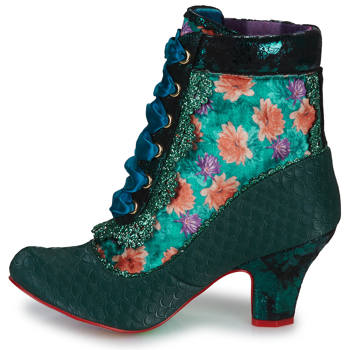 Stivaletti Donna Irregular Choice  HELLO THERE  Verde