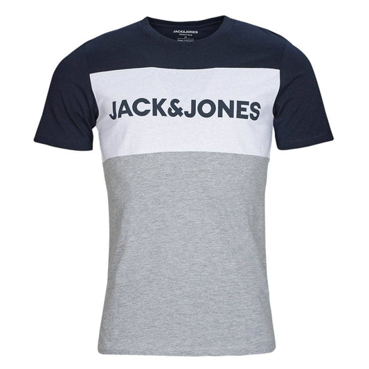 T-shirt Uomo Jack & Jones  JJELOGO BLOCKING TEE  Multicolore