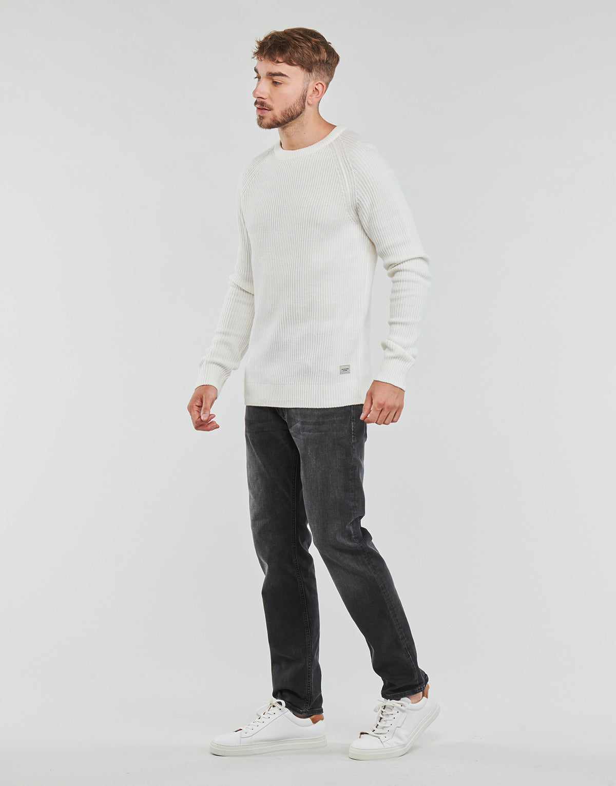 Jeans Uomo Jack & Jones  JJICLARK JJORIGINAL JOS 201  Nero