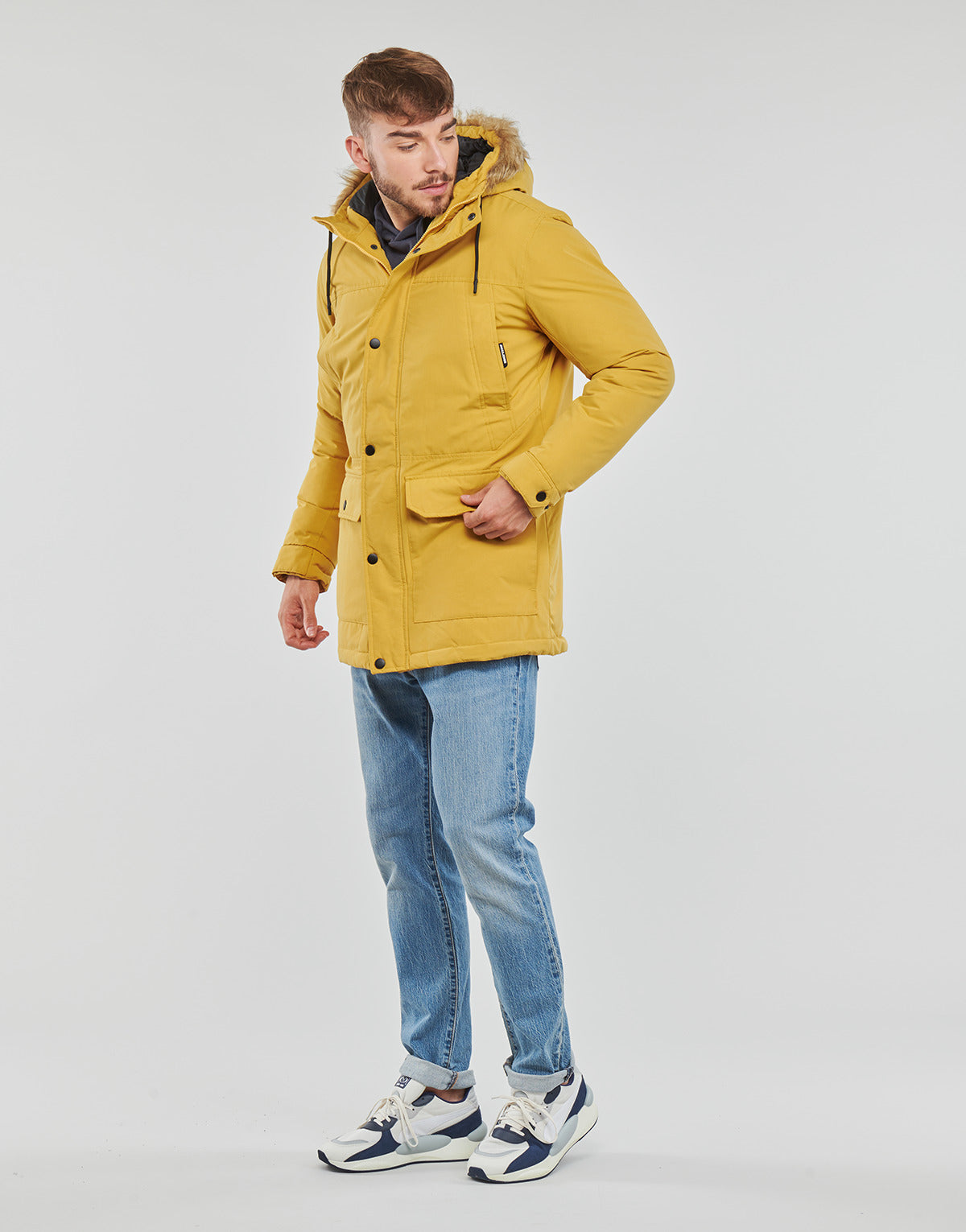 Parka Uomo Jack & Jones  JJWINNER PARKA  Giallo