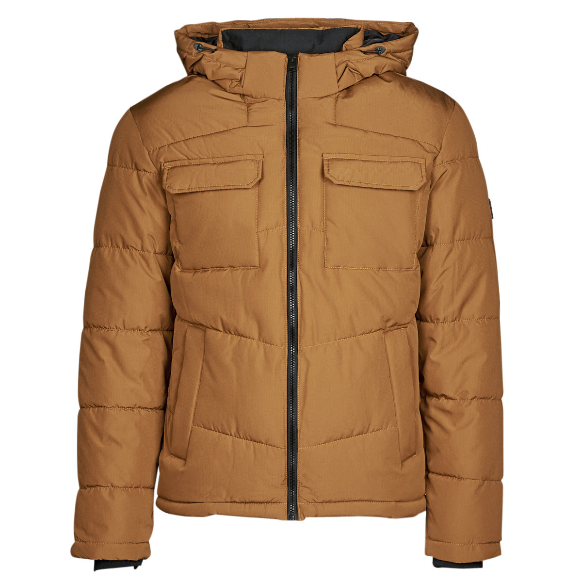 Piumino Uomo Jack & Jones  JJBRADY PUFFER  Marrone