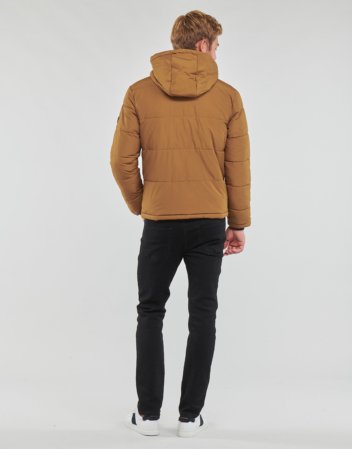 Piumino Uomo Jack & Jones  JJBRADY PUFFER  Marrone