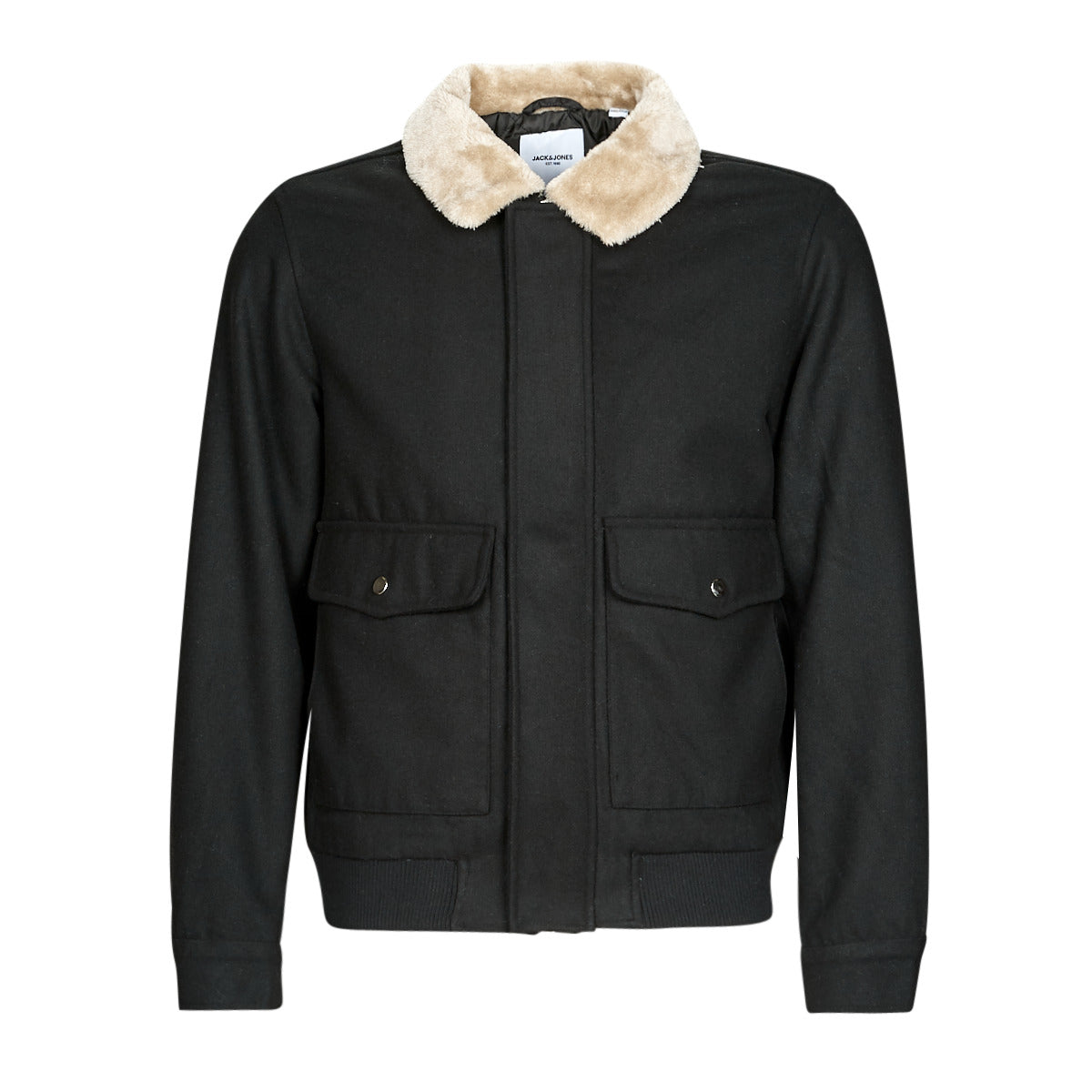 Giubbotto Uomo Jack & Jones  JJTOM WOOL BOMBER  Nero