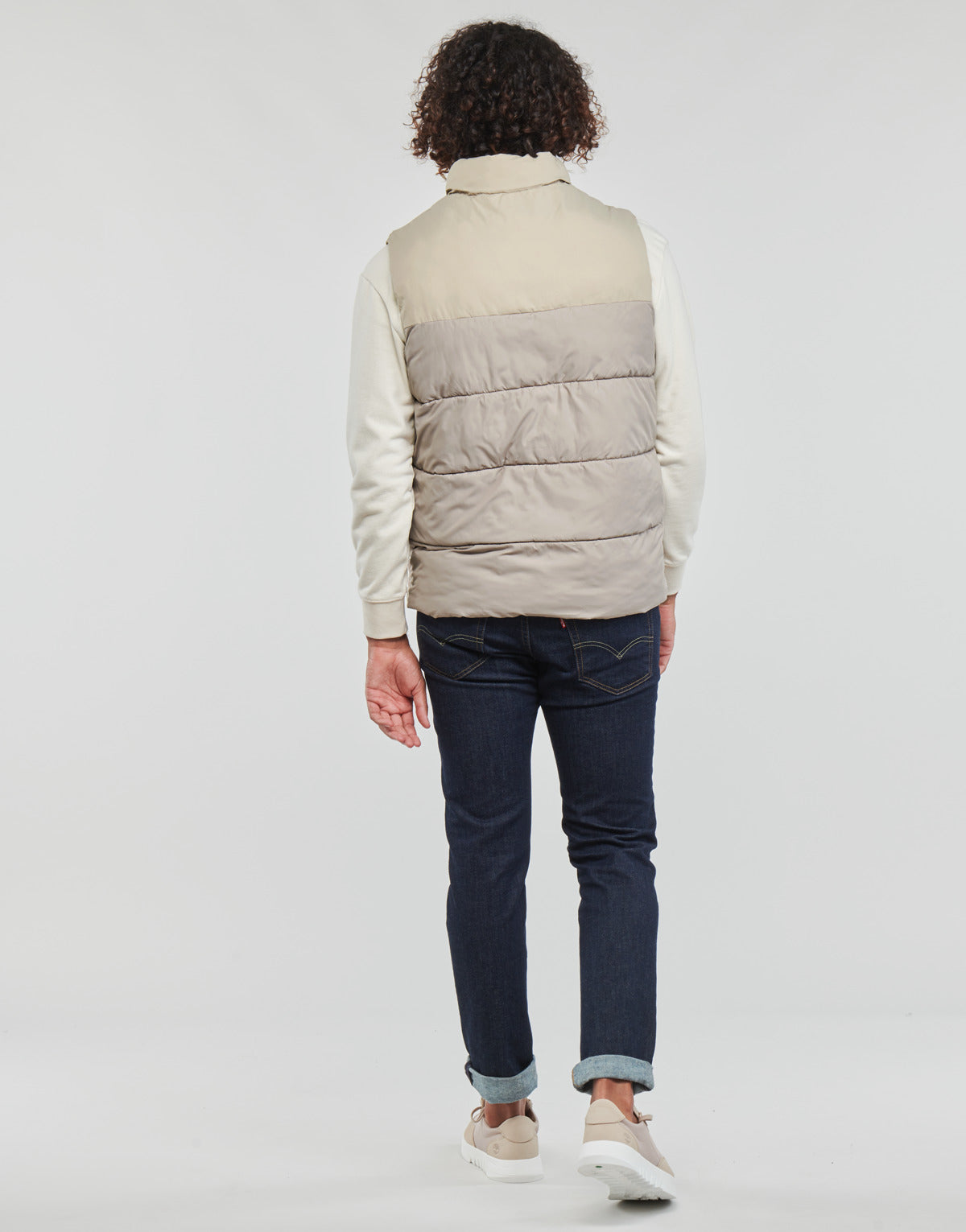 Piumino Uomo Jack & Jones  JJCHILI BODYWARMER  Beige