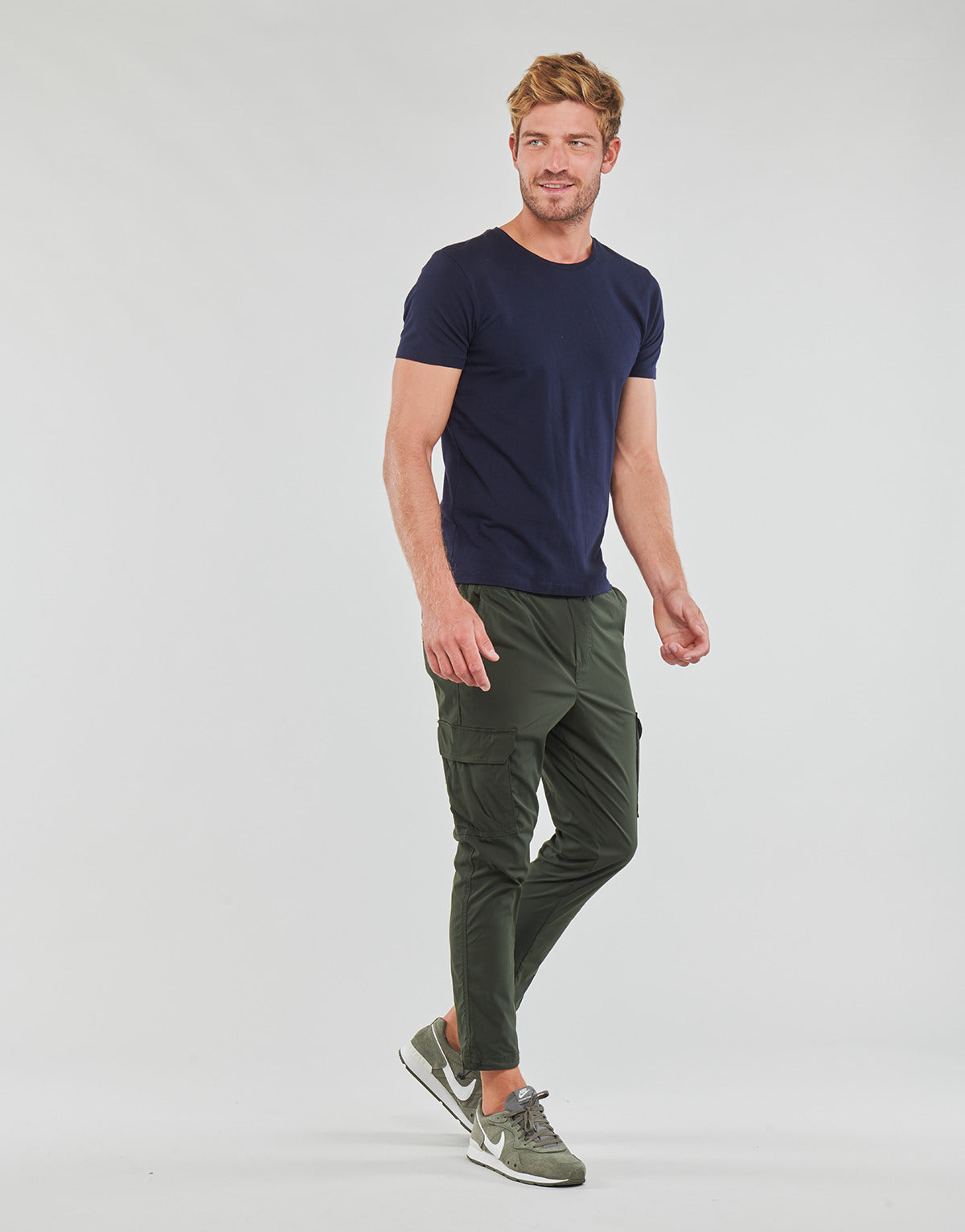 Pantalone Cargo Uomo Jack & Jones  JPSTBILL JJITECHNO CARGO AKM  Kaki