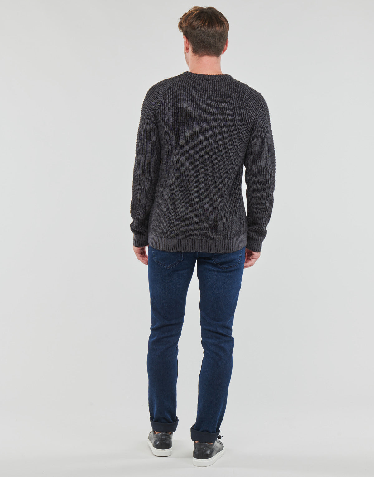 Maglione Uomo Jack & Jones  JJPOWER KNIT CREW NECK  Grigio