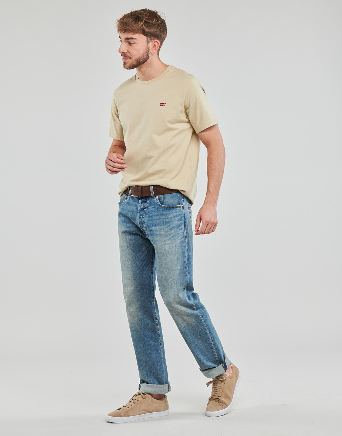 T-shirt Uomo Levis  SS ORIGINAL HM TEE  Beige