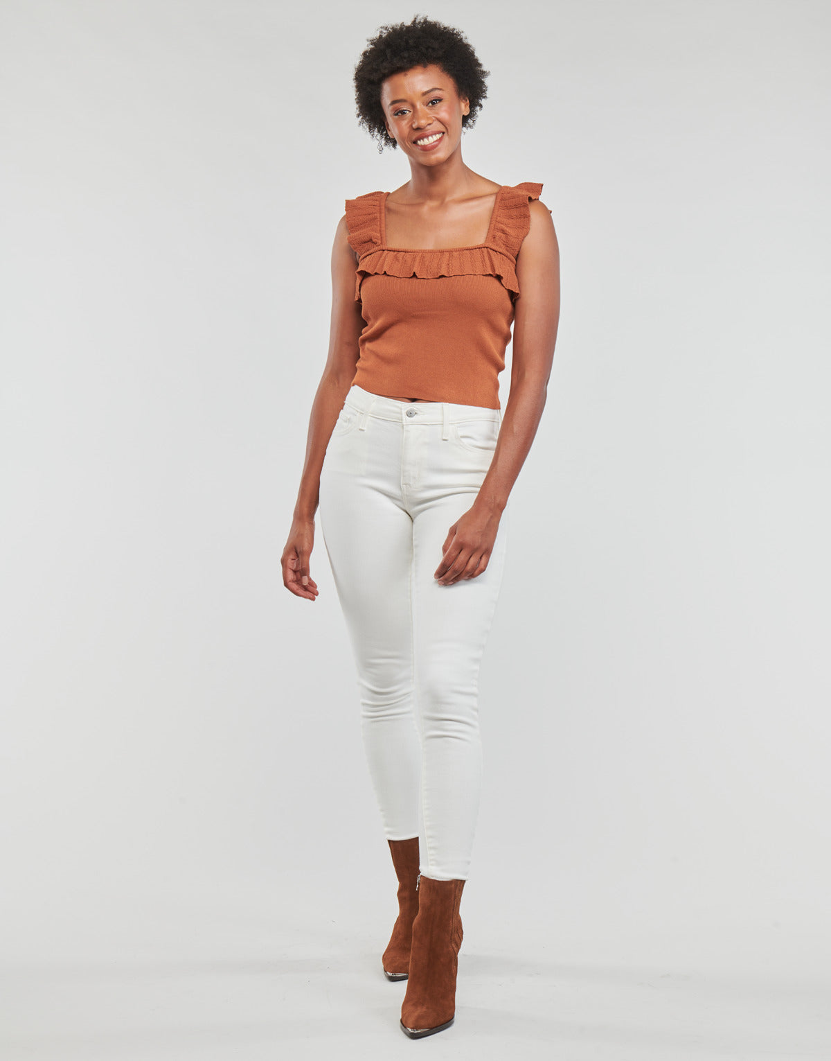 Jeans skynny Donna Levis  720 HIRISE SUPER SKINNY  Bianco