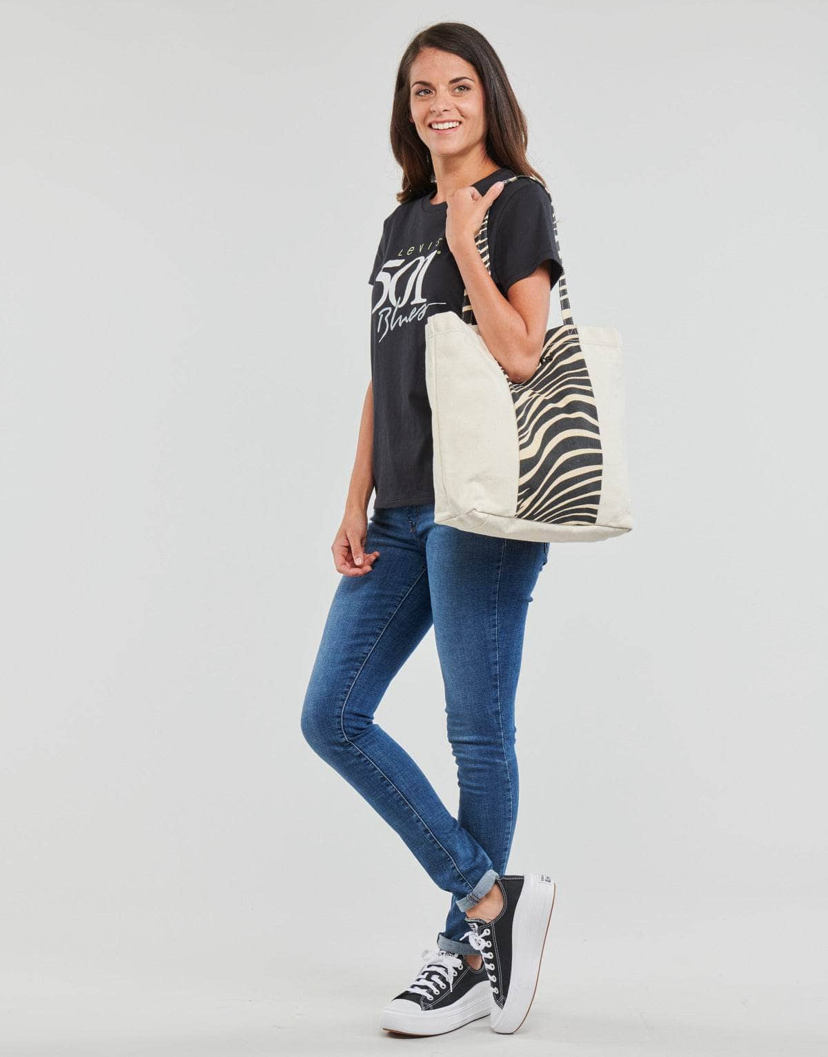 T-shirt Donna Levis  THE PERFECT TEE  Nero