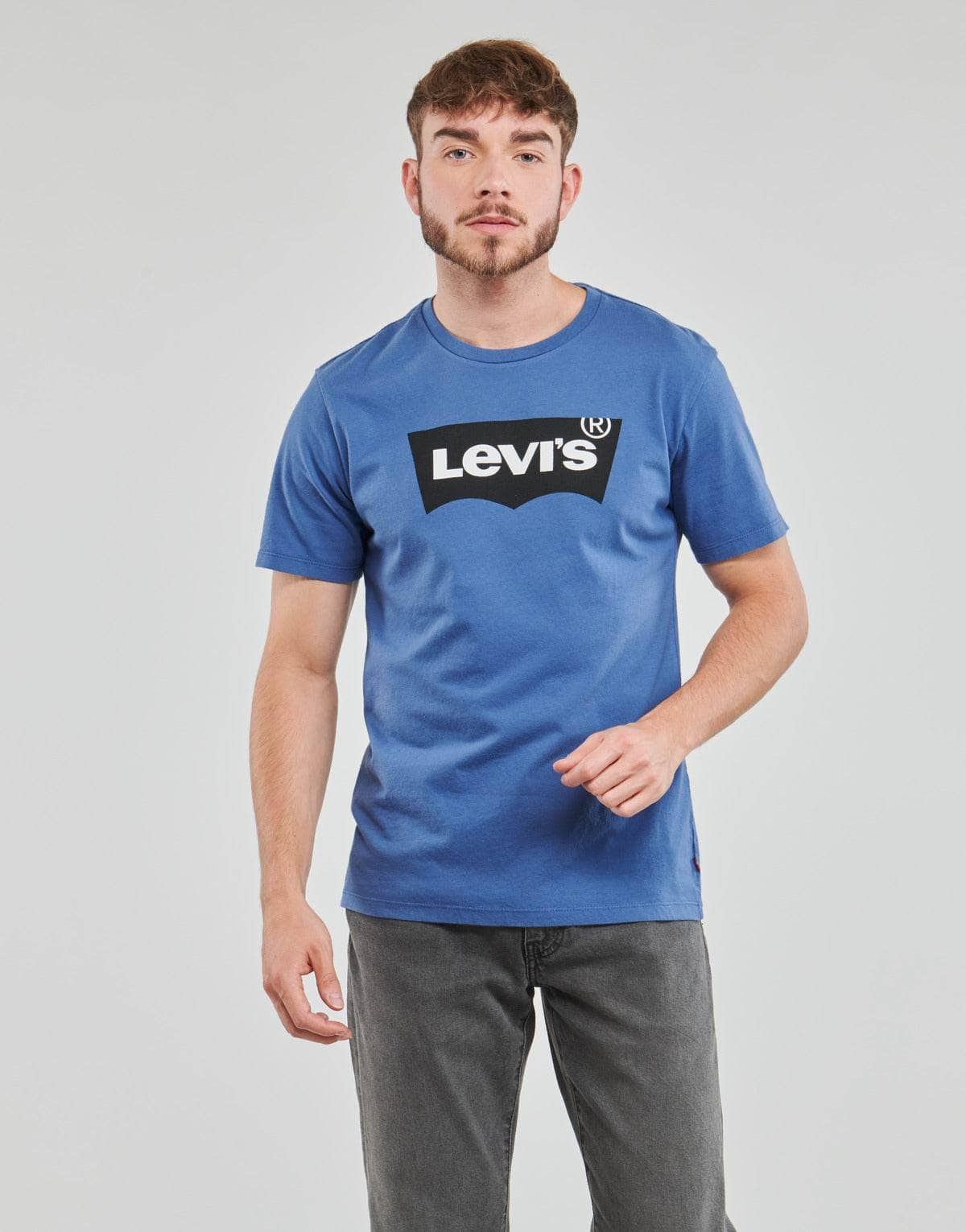 T-shirt Uomo Levis  GRAPHIC CREWNECK TEE  Blu