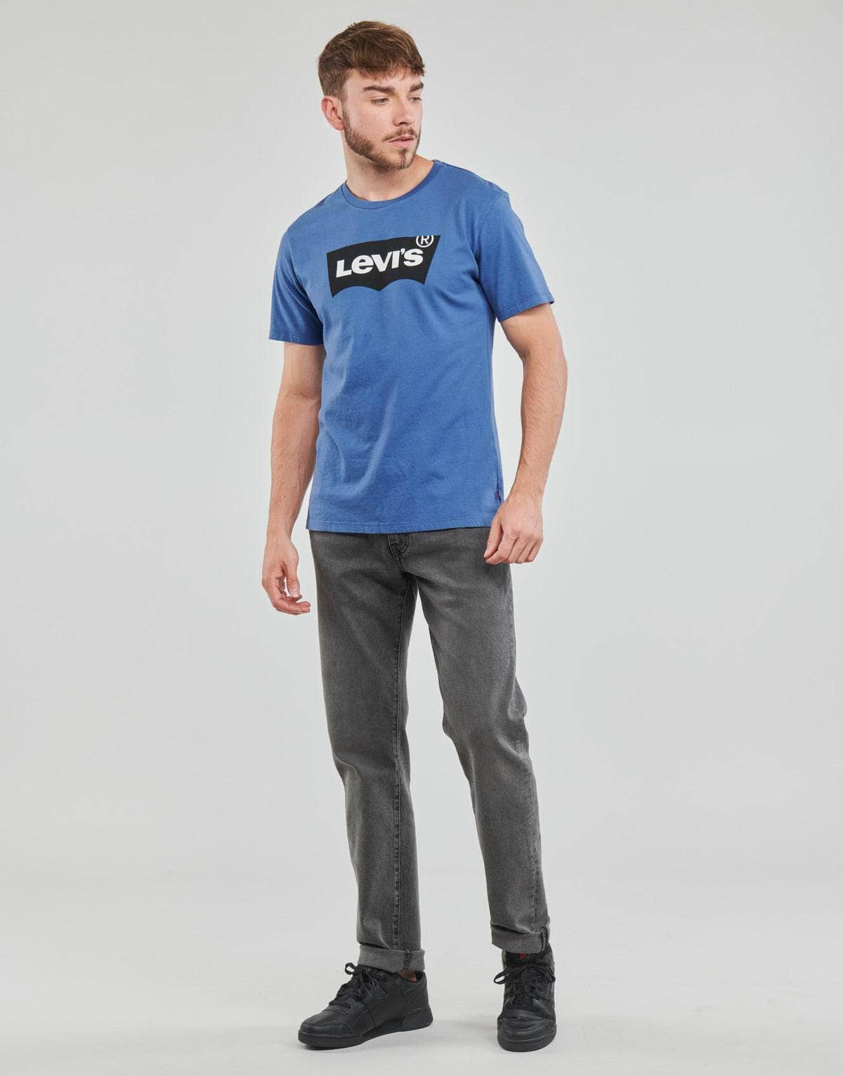 T-shirt Uomo Levis  GRAPHIC CREWNECK TEE  Blu