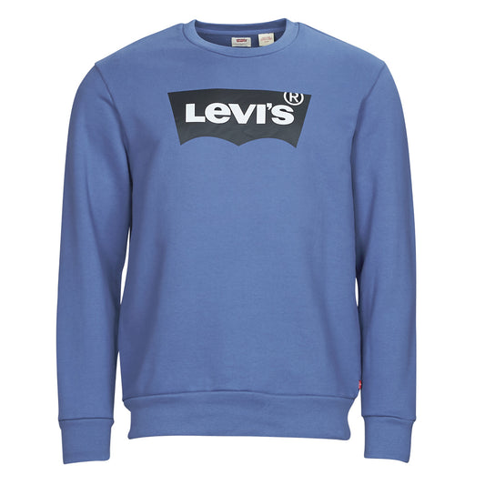 Felpa Uomo Levis  STANDARD GRAPHIC CREW  Blu