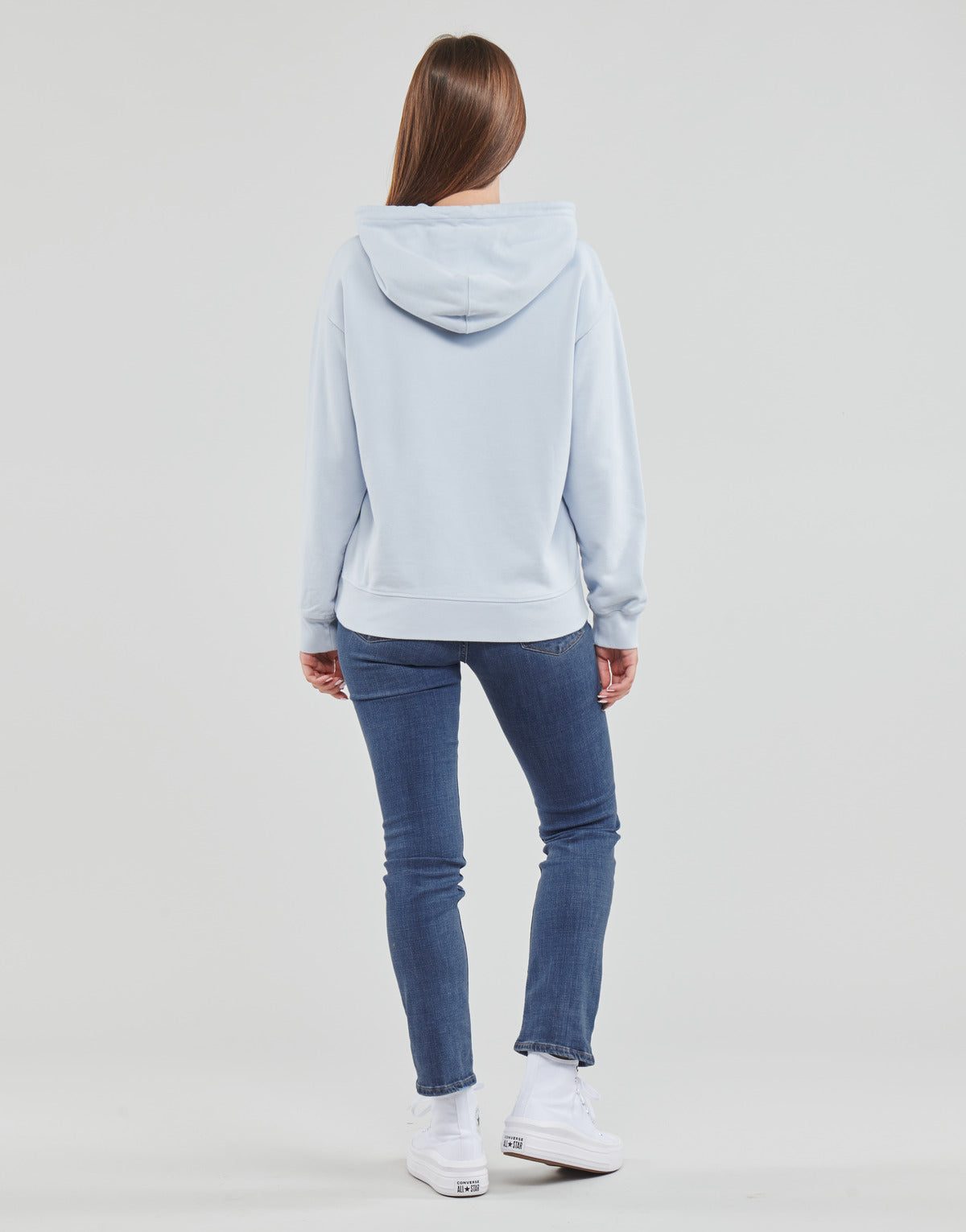 Felpa Donna Levis  GRAPHIC STANDARD HOODIE  Blu