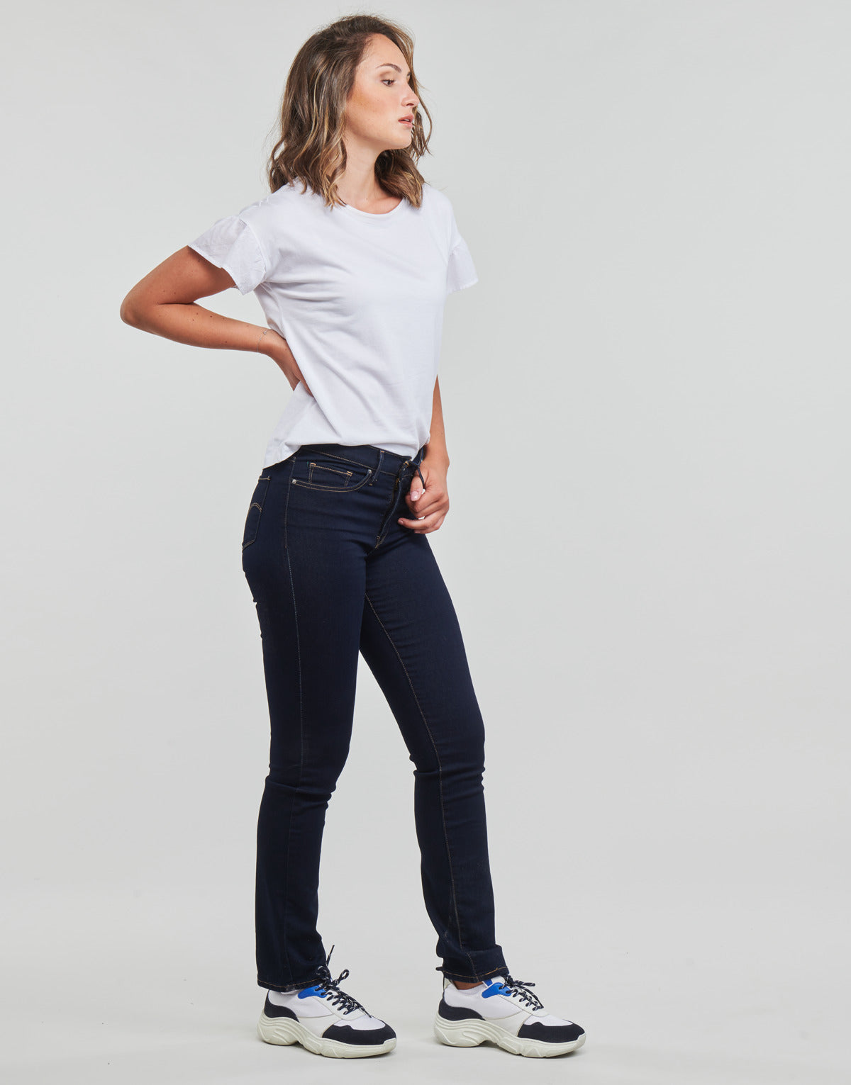 Jeans Donna Levis  314 SHAPING STRAIGHT  Marine