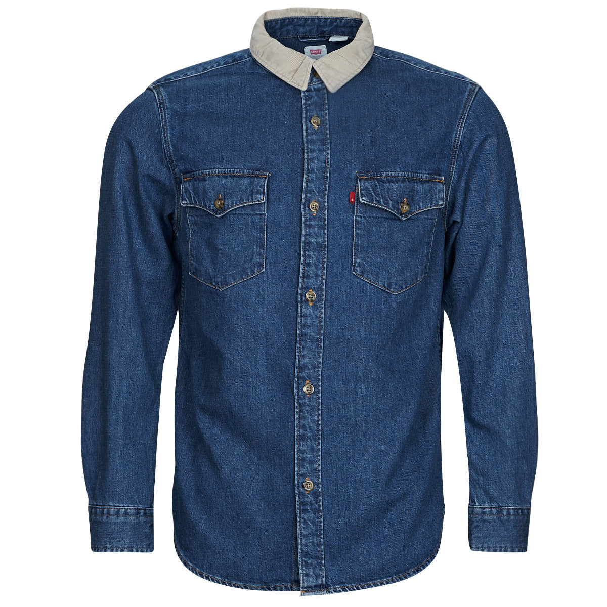 Camicia a maniche lunghe Uomo Levis  RELAXED FIT WESTERN  Blu