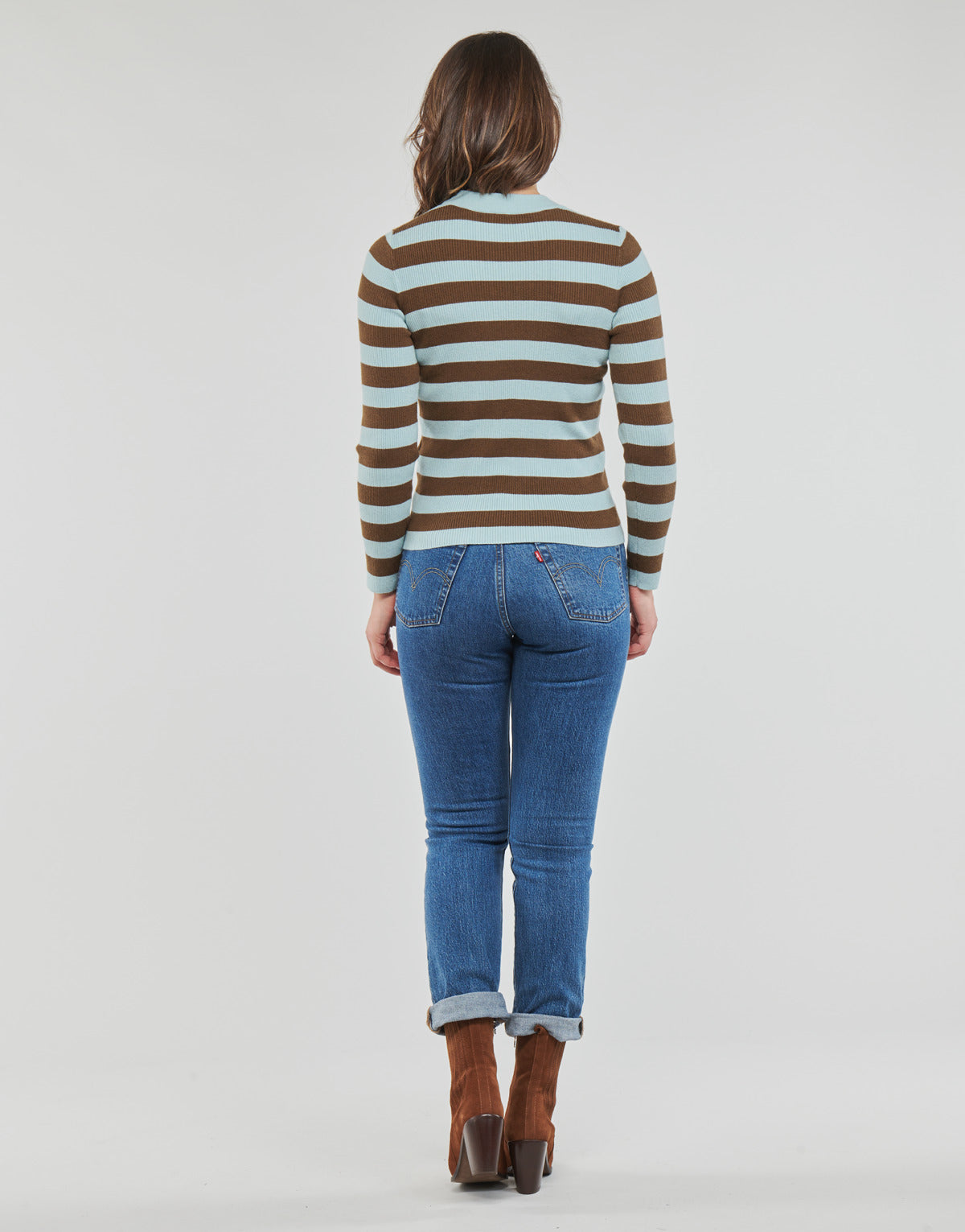 Maglione Donna Levis  CREW RIB SWEATER  Multicolore