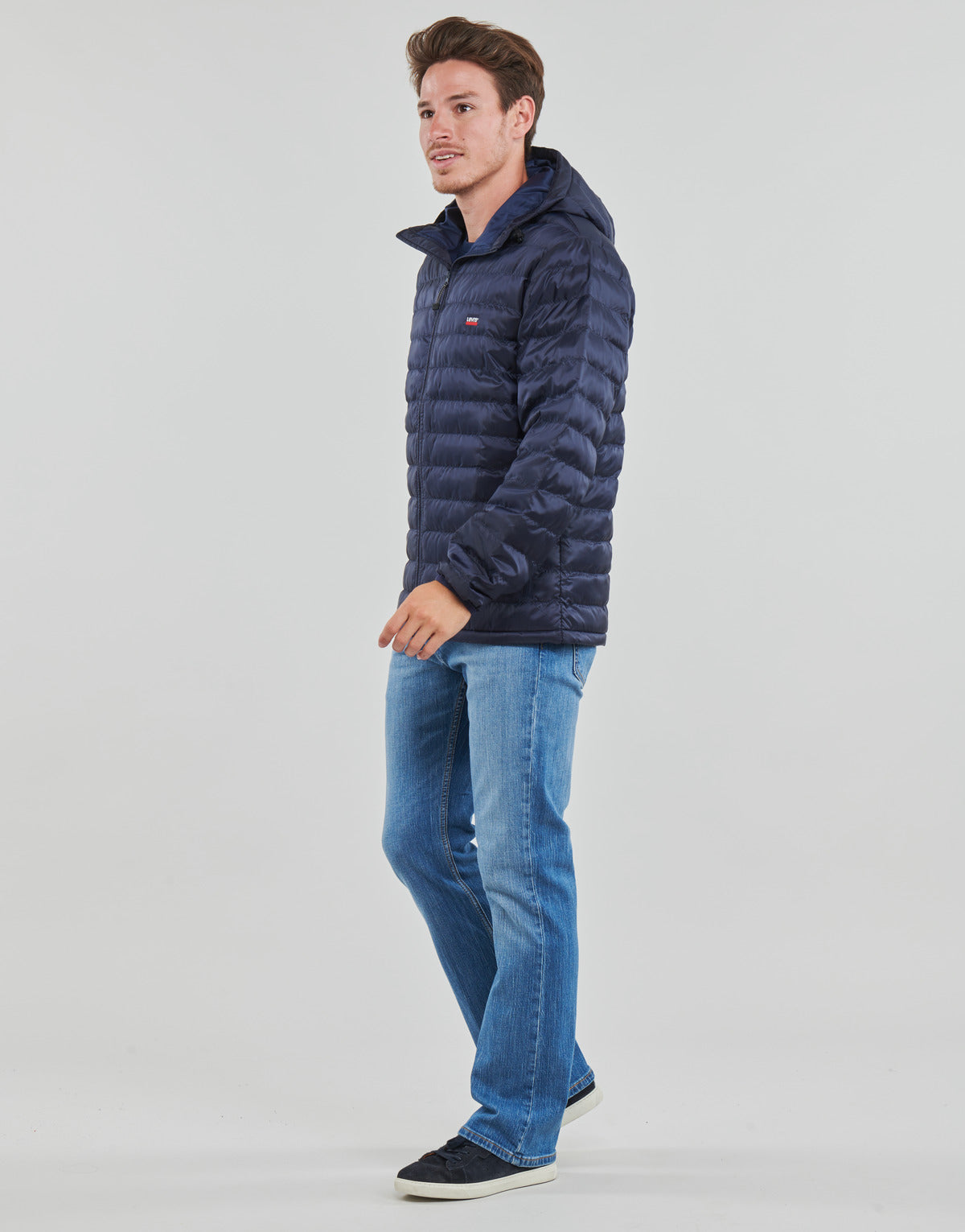 Piumino Uomo Levis  PRESIDIO PKBL HOODED JKT  Marine