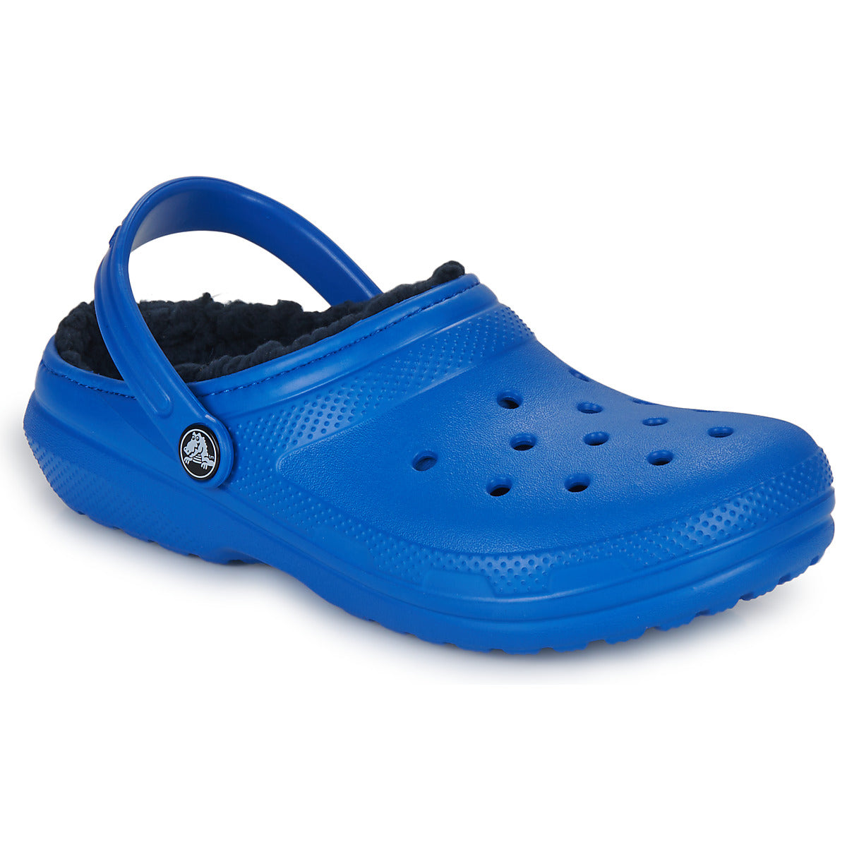 Scarpe bambini ragazzo Crocs  Classic Lined Clog K  Blu