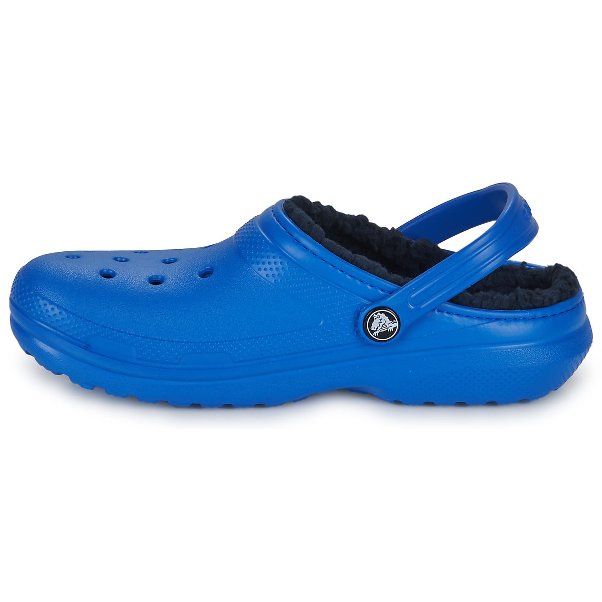 Scarpe bambini ragazzo Crocs  Classic Lined Clog K  Blu