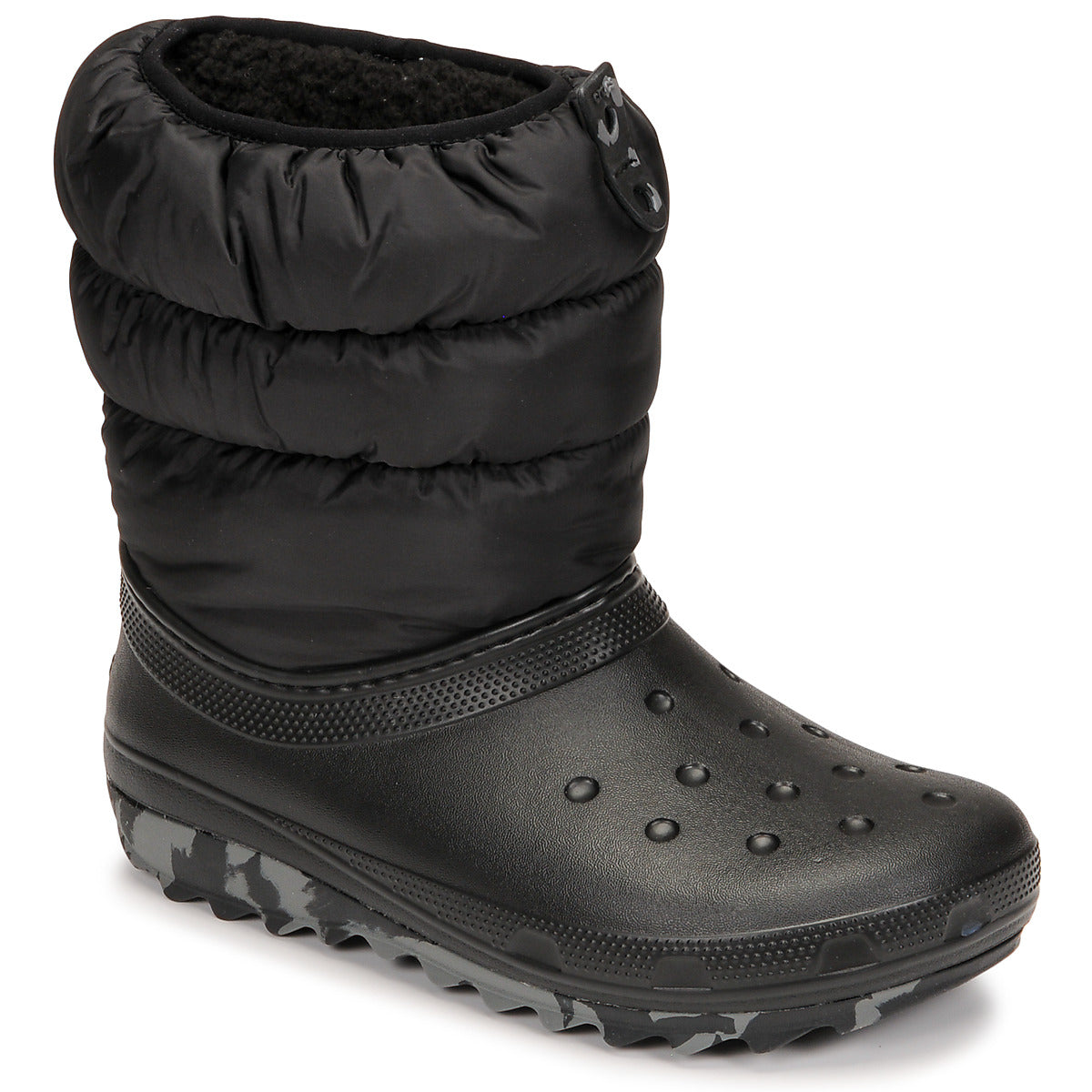 Scarpe da neve bambini ragazzo Crocs  Classic Neo Puff Boot K  Nero