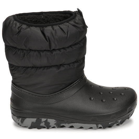 Scarpe da neve bambini ragazzo Crocs  Classic Neo Puff Boot K  Nero