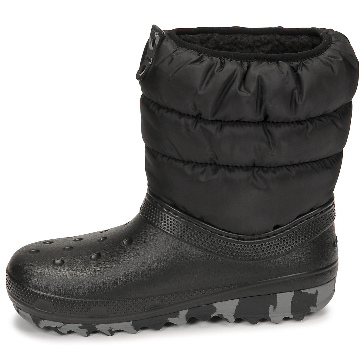 Scarpe da neve bambini ragazzo Crocs  Classic Neo Puff Boot K  Nero