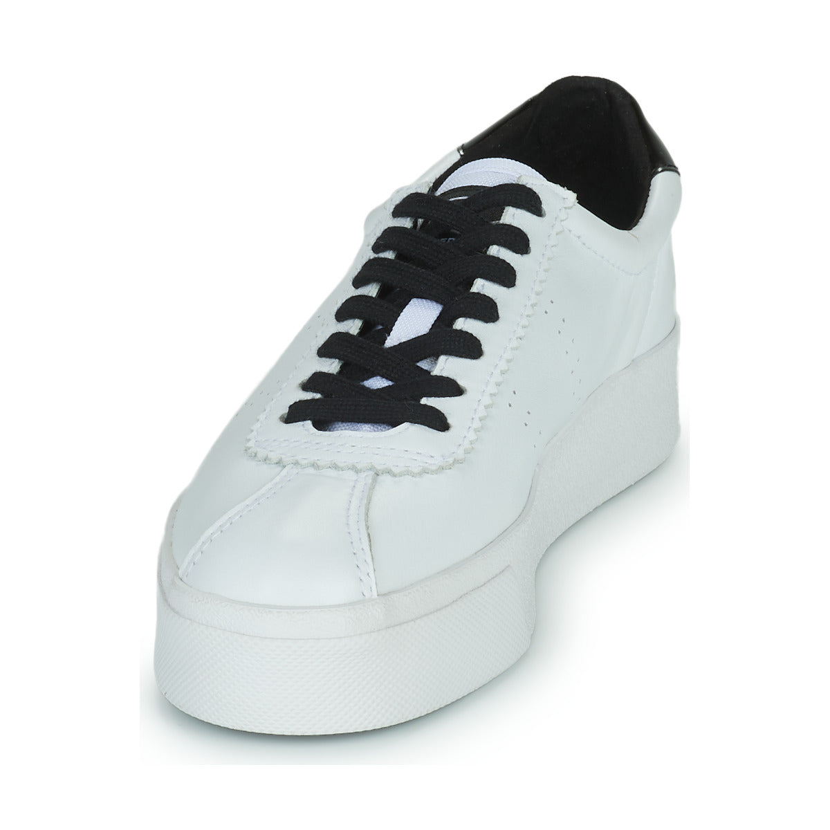 Sneakers basse Donna Superga  WHITE BLACK  Bianco