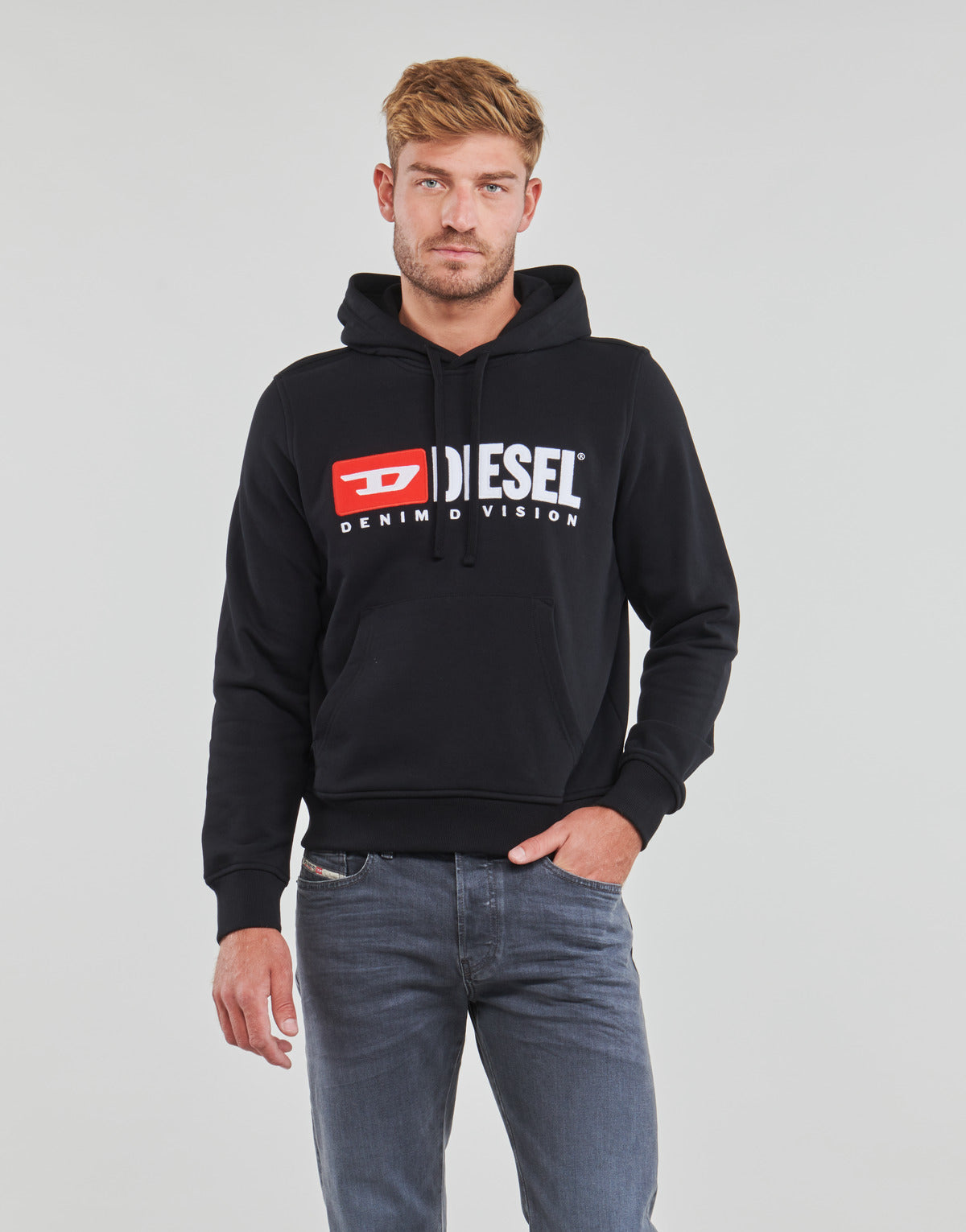 Felpa Uomo Diesel  S-GINN-HOOD-DIV  Nero