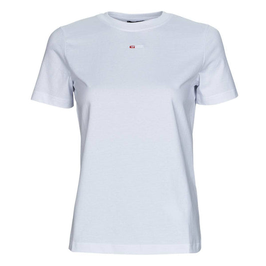 T-shirt Donna Diesel  T-REG-MICRODIV  Bianco