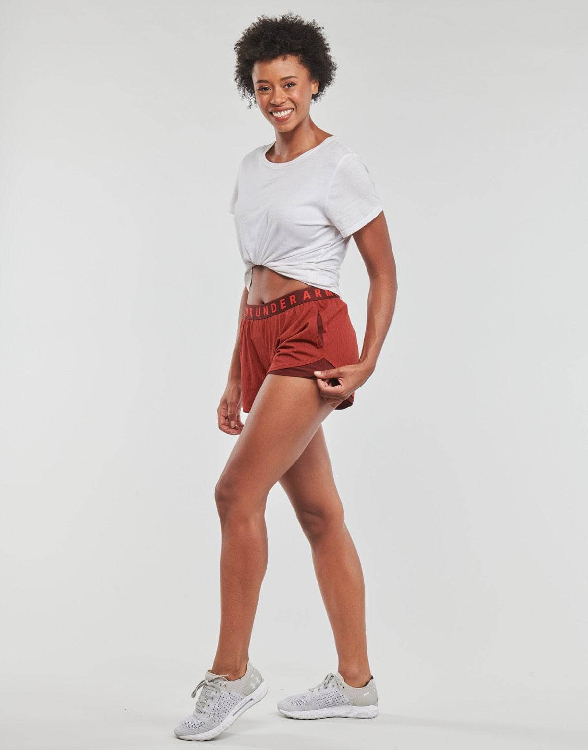 Shorts Donna Under Armour  Play Up Twist Shorts 3.0  Rosso