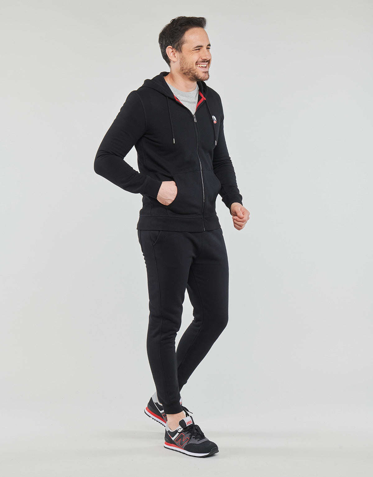 Pantaloni Sportivi Uomo JOTT  SANTIAGO  Nero