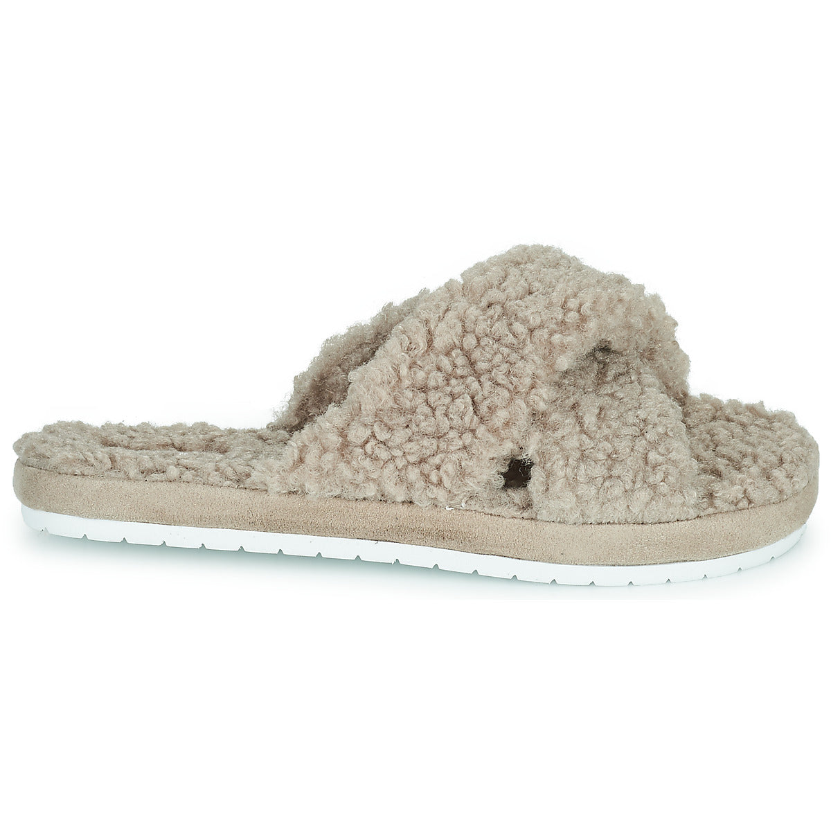 Pantofole Donna Skechers  COZY SLIDE  Beige