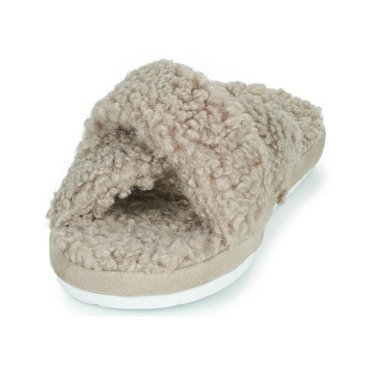 Pantofole Donna Skechers  COZY SLIDE  Beige