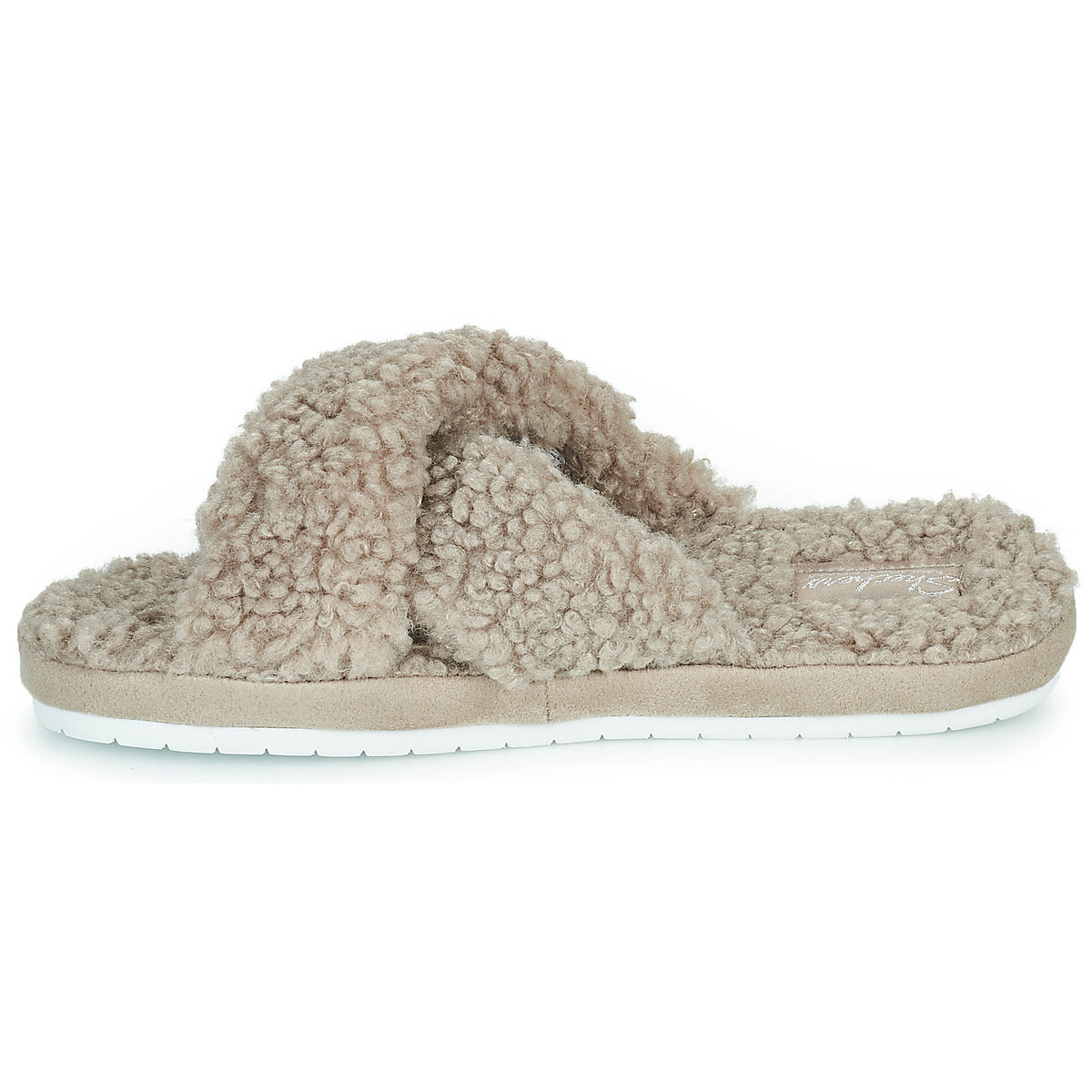 Pantofole Donna Skechers  COZY SLIDE  Beige