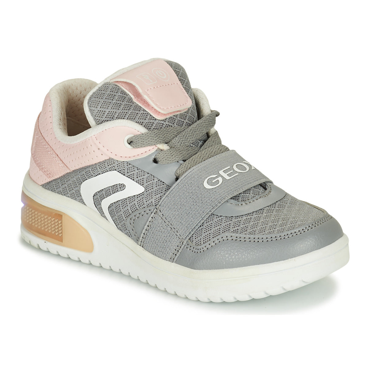 Scarpe bambini ragazza Geox  J XLED GIRL  Grigio