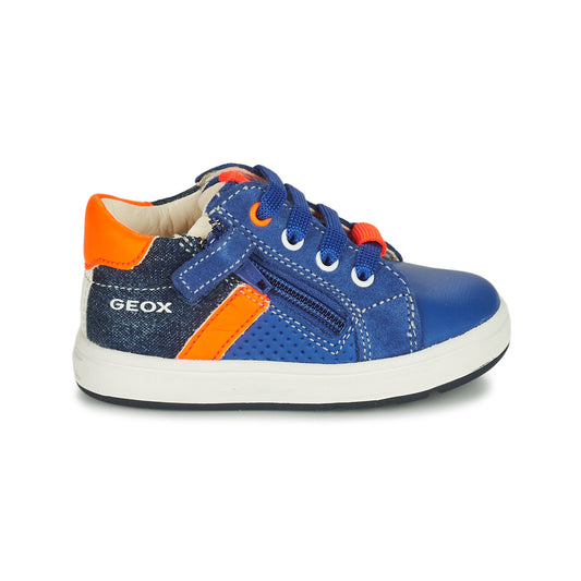 Scarpe bambini ragazzo Geox  B BIGLIA B. B - NAPPA+DENIM SL  Blu