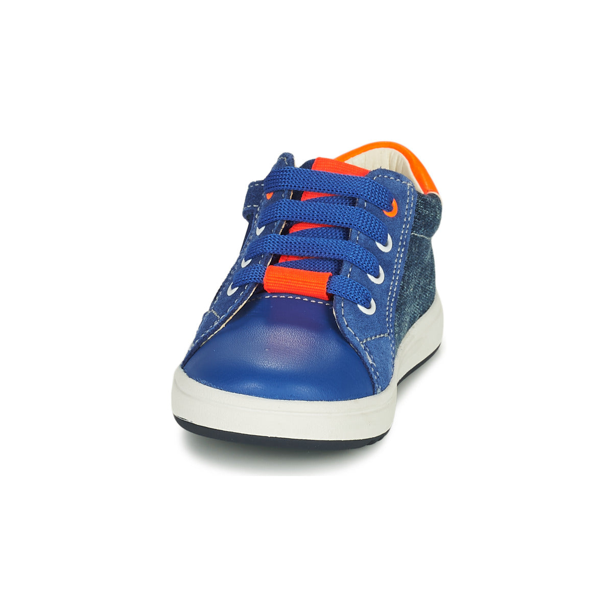 Scarpe bambini ragazzo Geox  B BIGLIA B. B - NAPPA+DENIM SL  Blu