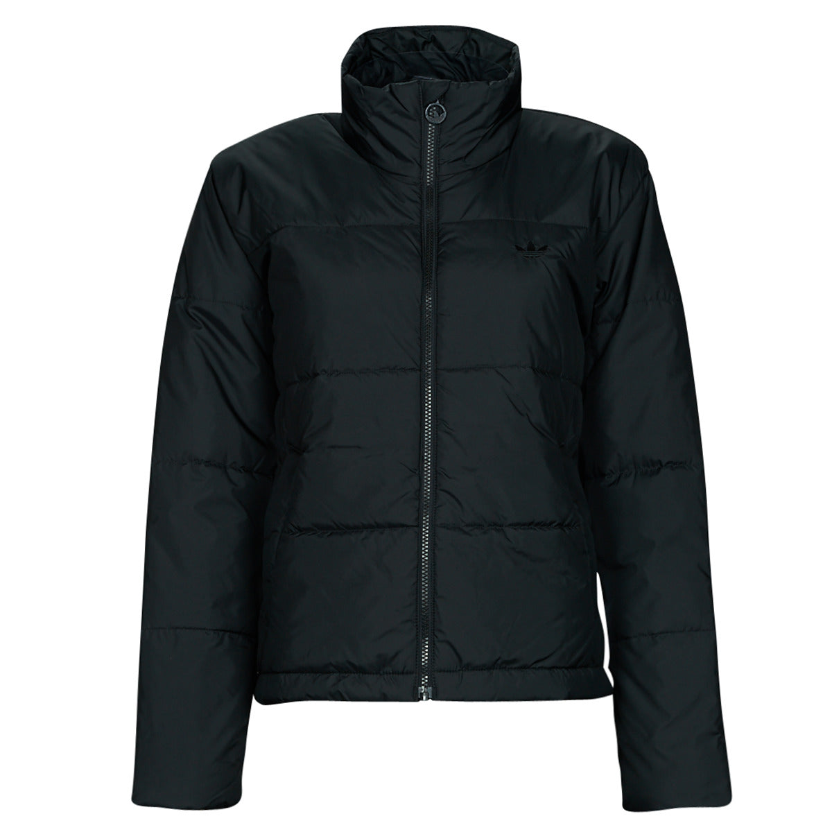 Piumino Donna adidas  SHORT PUFFER  Nero