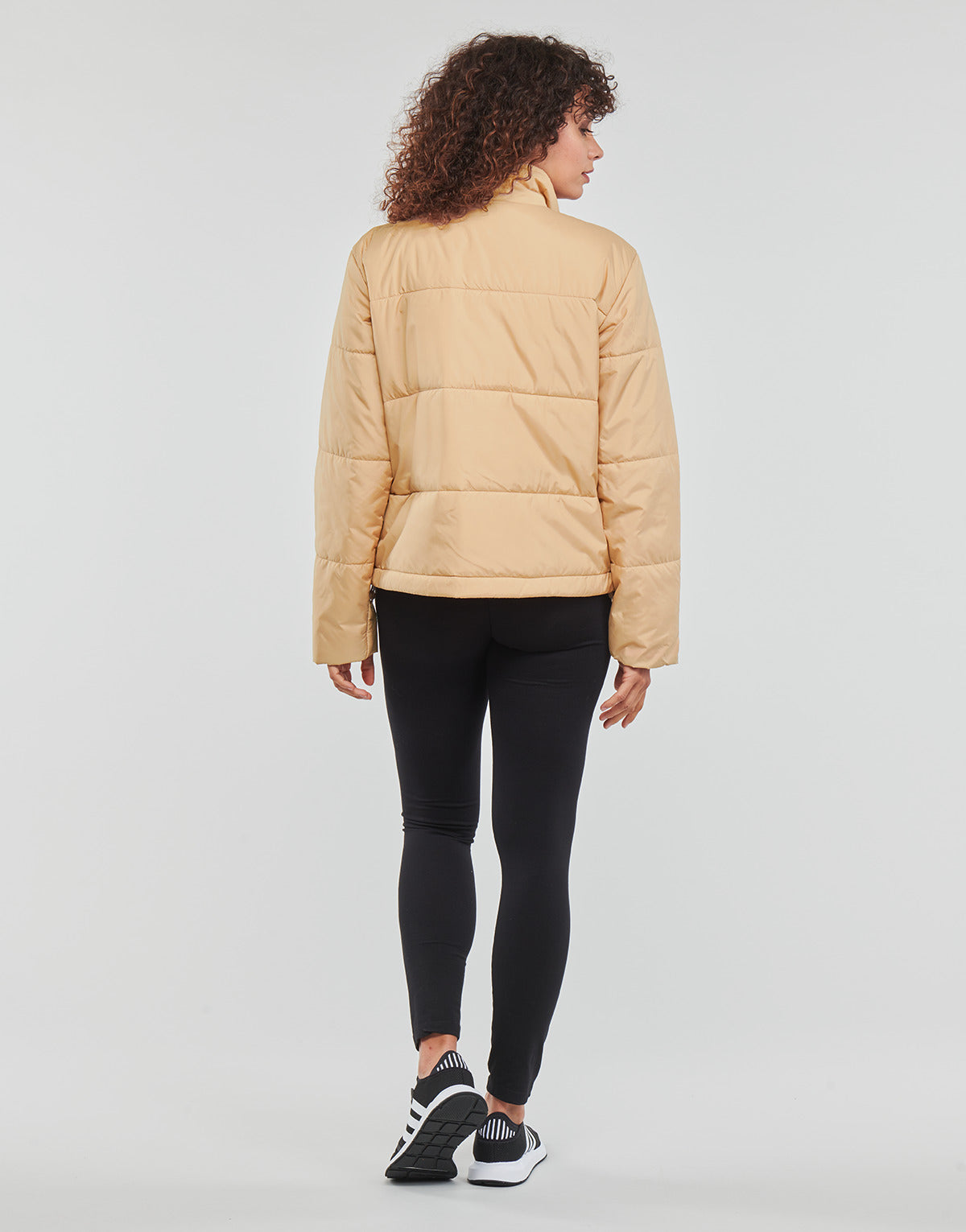 Piumino Donna adidas  SHORT PUFFER  Beige