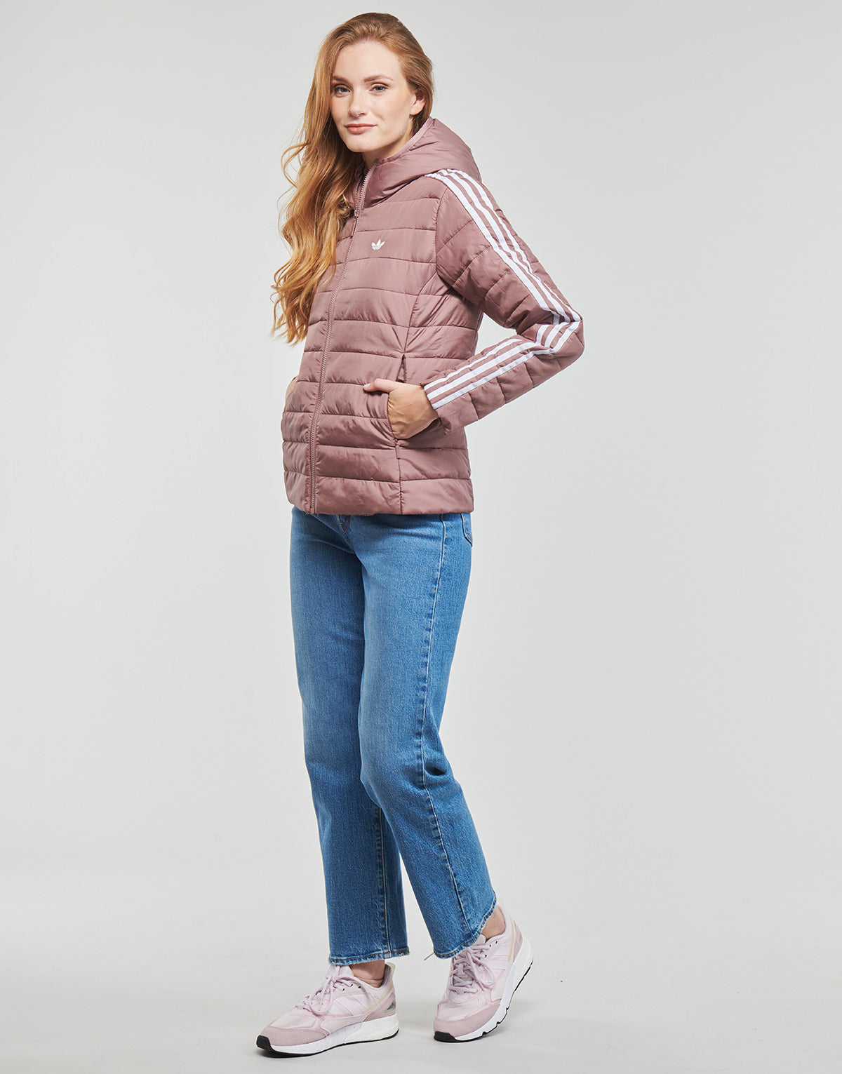 Piumino Donna adidas  SLIM JACKET  Rosa