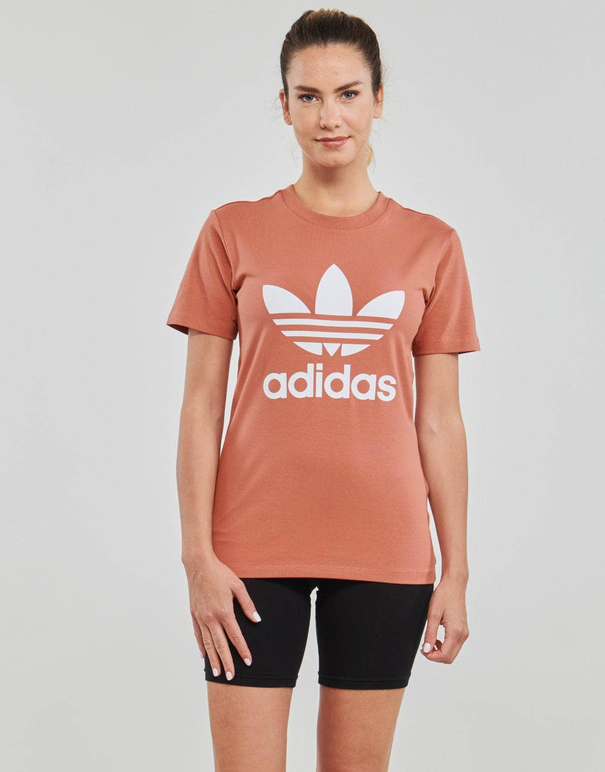 T-shirt Donna adidas  TREFOIL TEE  Rosa