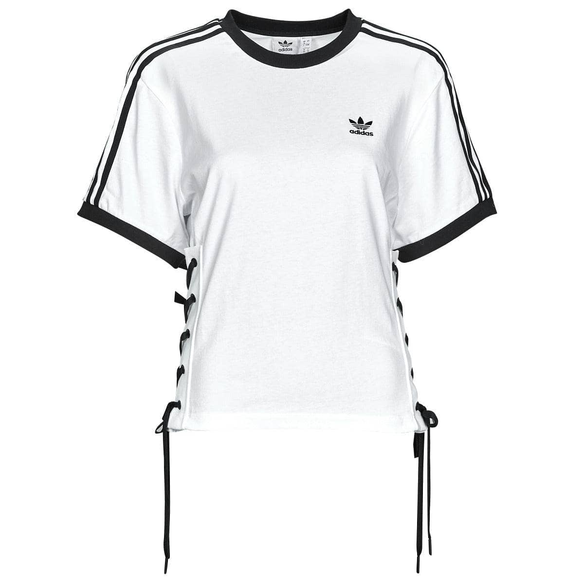 T-shirt Donna adidas  LACED TEE  Bianco