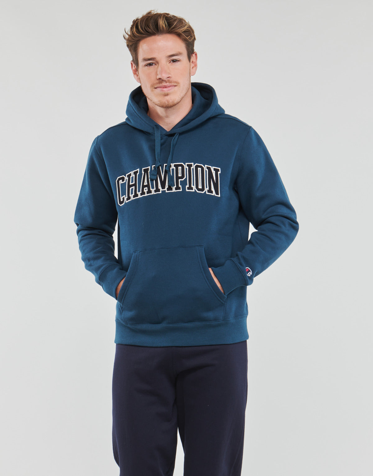 Felpa Uomo Champion  Heavy Cotton Poly Fleece  Marine