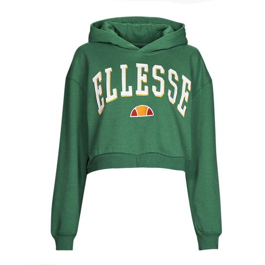 Felpa Donna Ellesse  RAMO CROP HOODY  Verde