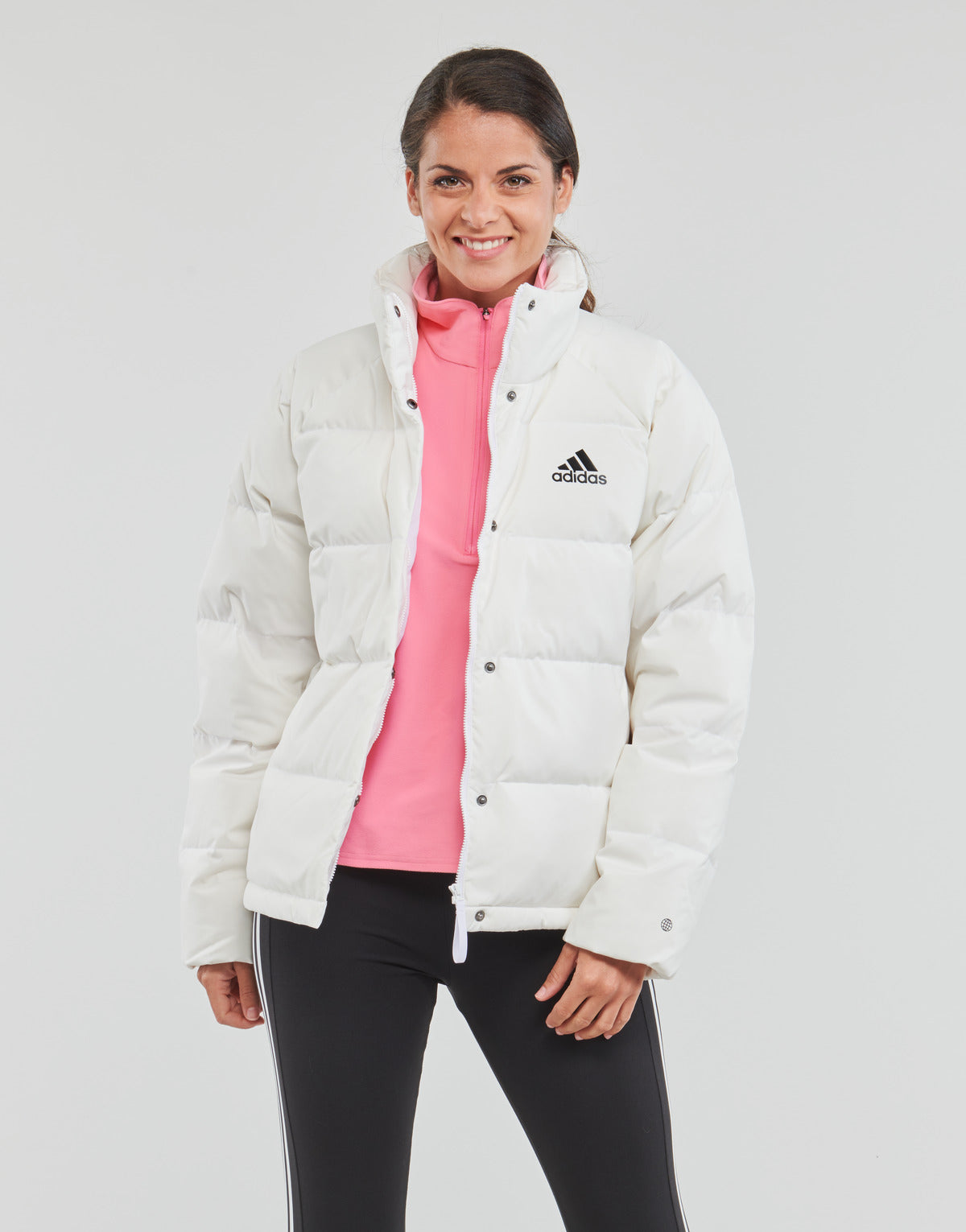 Piumino Donna adidas  W HELIONIC RLX  Bianco