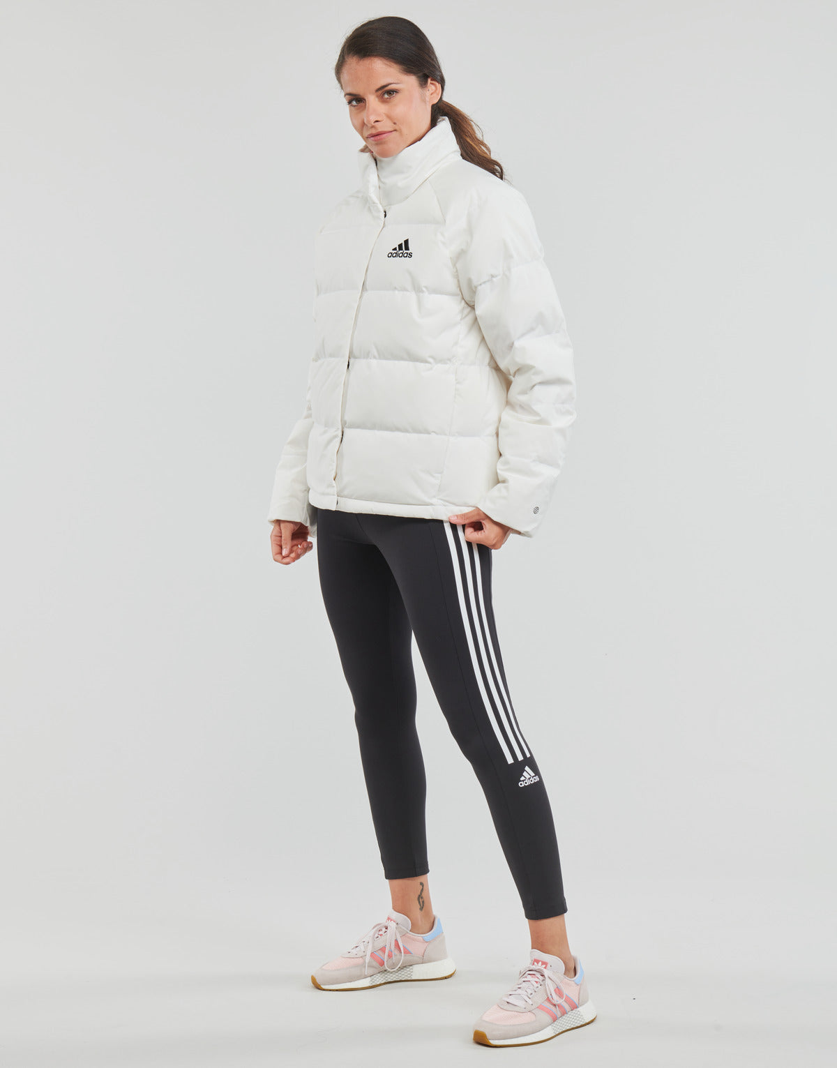 Piumino Donna adidas  W HELIONIC RLX  Bianco