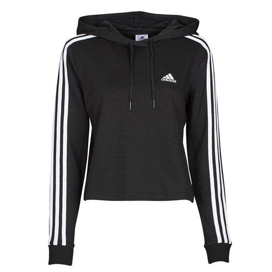 Felpa Donna adidas  W 3S FT CRO HD  Nero